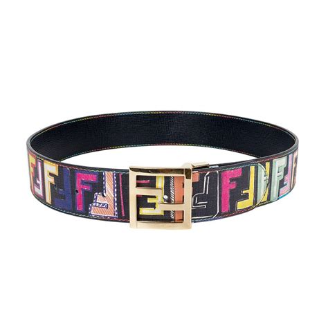 fendi belts colorful|Fendi multicolor belt.